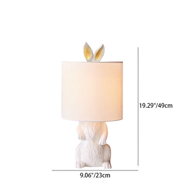 Lámpara de Mesa de 1 Luz con Forma de Conejo Minimalista Moderna 