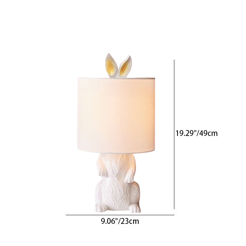 Lámpara de Mesa de 1 Luz con Forma de Conejo Minimalista Moderna 