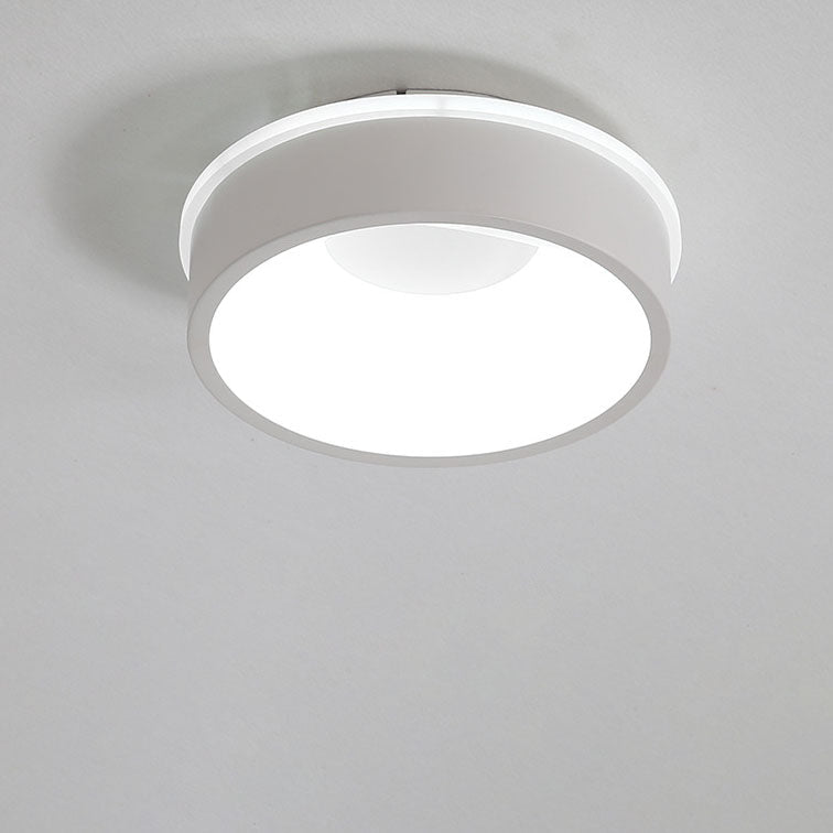 Zeitgenössische Einfachheit Eisen Acryl geometrische Pentagramm LED Unterputz Deckenleuchte für Schlafzimmer 