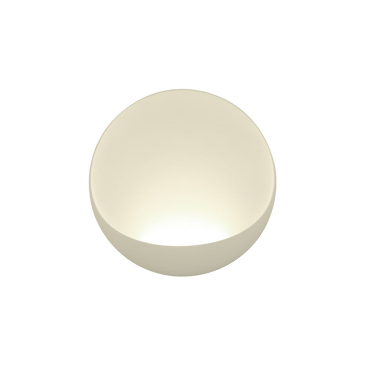 Modern Minimalist Round Aluminum LED Wall Sconce Lamp