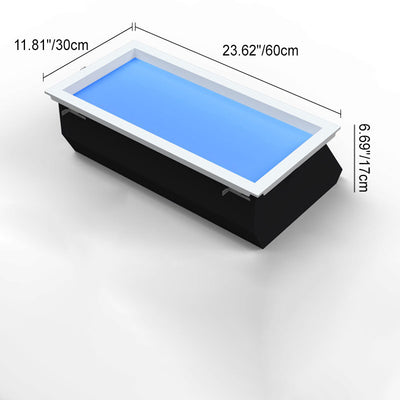 Moderne Smart Blue Sky Aluminium LED-Deckenleuchte für bündige Montage 
