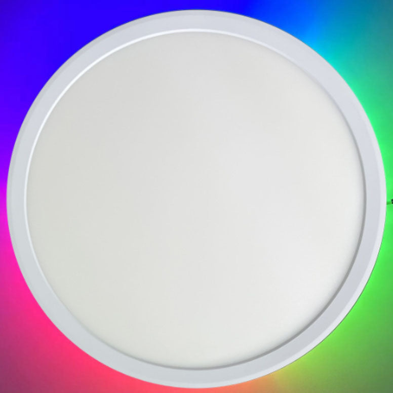 Luz de techo LED empotrada redonda inteligente ABS minimalista moderna 