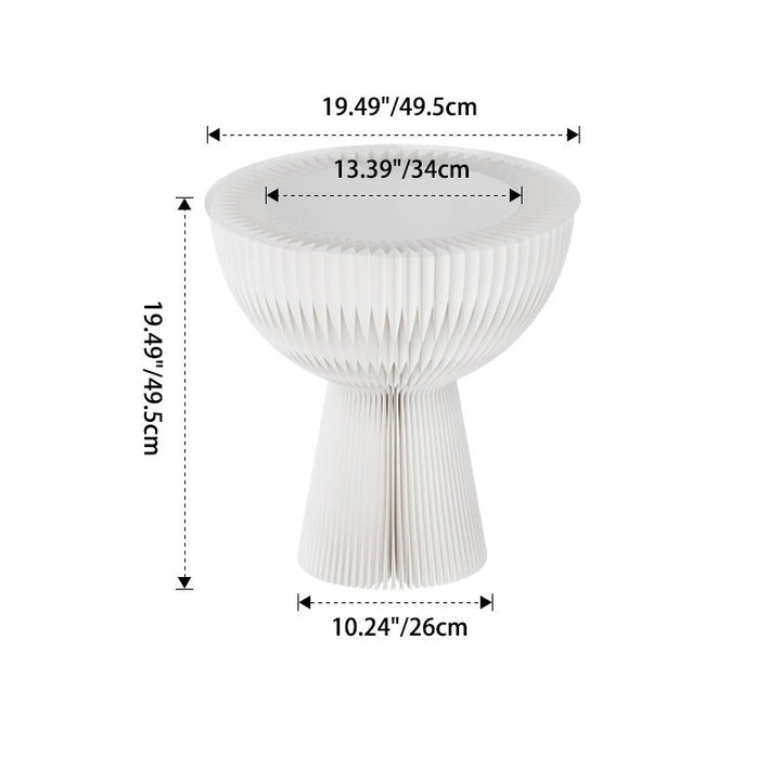 Zeitgenössischer Kreativer Blumenstrauß Form Kraftpapier Acryl Faltbarer Couchtisch Für Wohnzimmer 