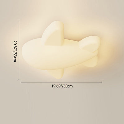 Moderne minimalistische Cartoon Flugzeug Eisen Acryl LED Unterputz Deckenleuchte für Schlafzimmer 