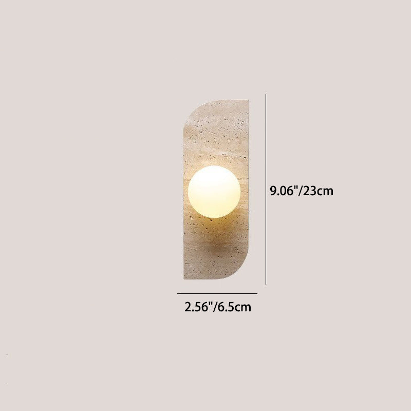 Moderne minimalistische rechteckige Steinglas 1/2/3 Licht Wandleuchte Lampe für Schlafzimmer 