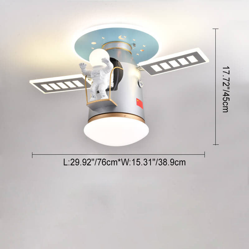 ضوء سقف للأطفال بتصميم بسيط ومبدع على شكل رائد فضاء LED 
