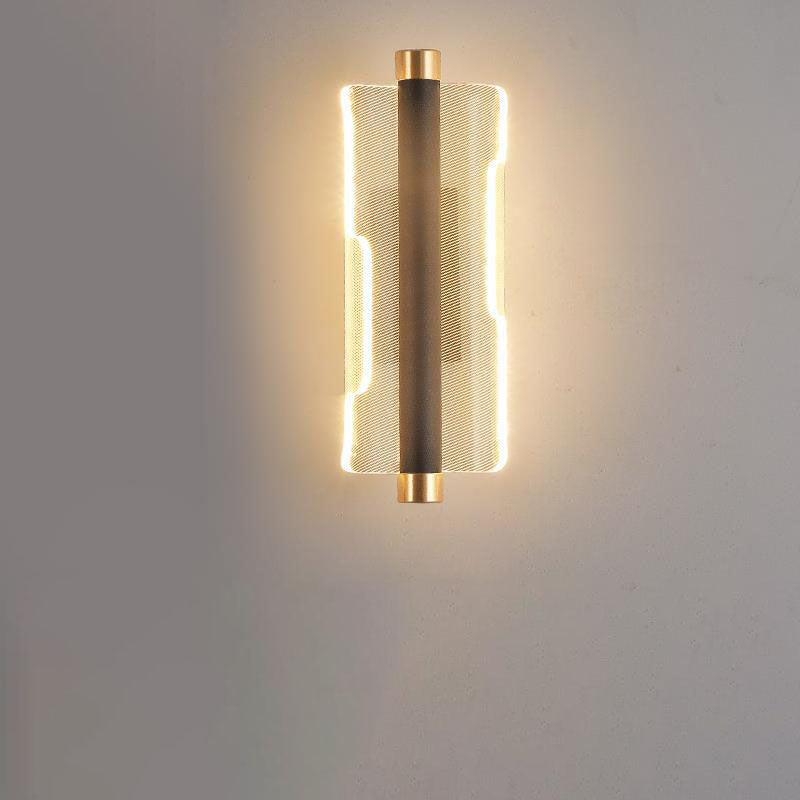 Applique murale LED en acrylique de style moderne mi-siècle pour chambre 