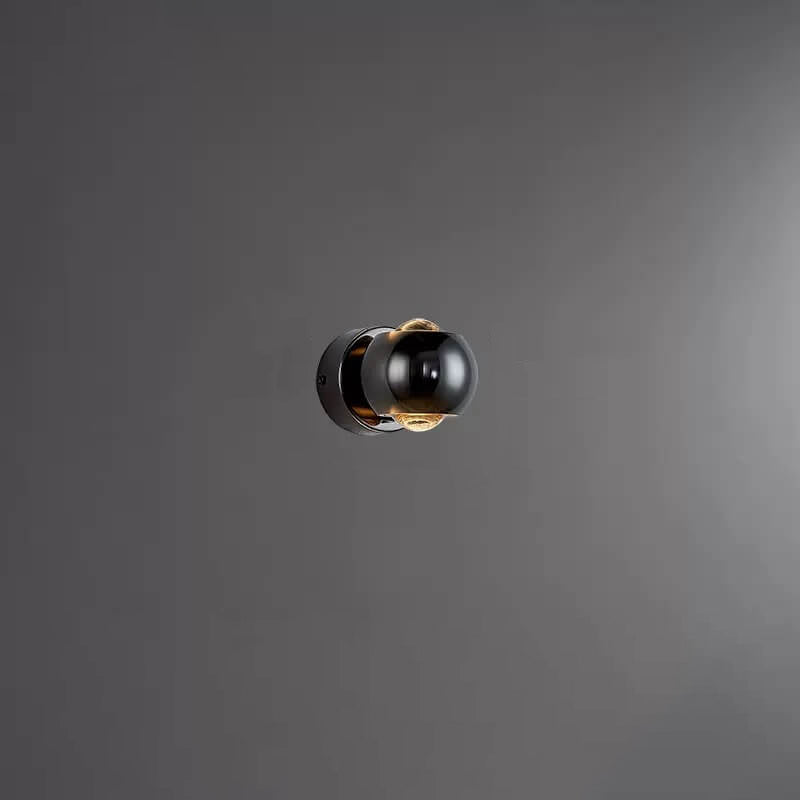 Moderne kreative Eisenkugel LED-Wandleuchte für Wohnzimmer 