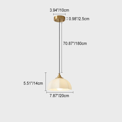 Contemporary Scandinavian Floral All Brass Glass 1/3 Light Island Light Chandelier For Dining Room