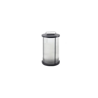 Luz de paisaje de 1 luz de acero inoxidable con cilindro de vidrio de simplicidad moderna para patio exterior 
