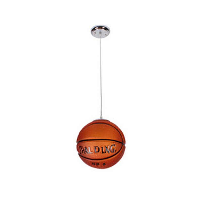 Suspension Luminaire à 1 Lumière avec Abat-jour en Verre et Fer Créatif Contemporain pour Chambre 