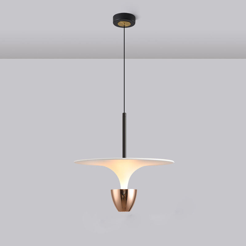 Contemporary Creative Acrylic Jellyfish Shape Aluminum LED Pendant Light For Living Room