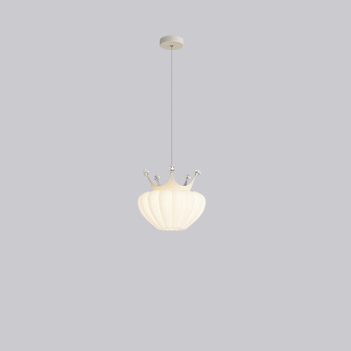 Lámpara colgante LED de cristal con corona de nube creativa contemporánea para dormitorio 
