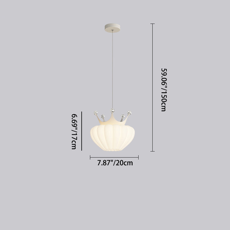 مصباح معلق من الكريستال LED للأطفال المعاصرين بتصميم سحابة وتاج حديدي لغرفة النوم 