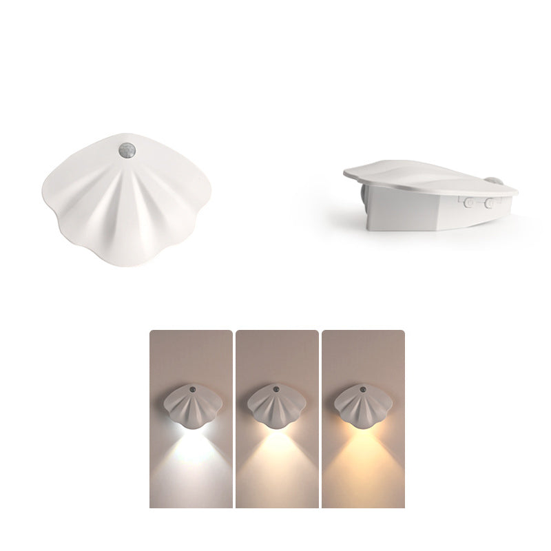 Applique murale LED rechargeable en ABS étanche à la simplicité moderne pour patio extérieur 