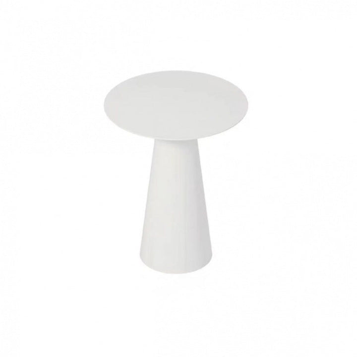Modern Minimalist Round Cone Base Iron Coffee Table For Living Room