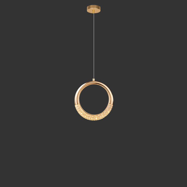 Moderne Acryl Geometrische Kreis 1-Licht LED Pendelleuchte 