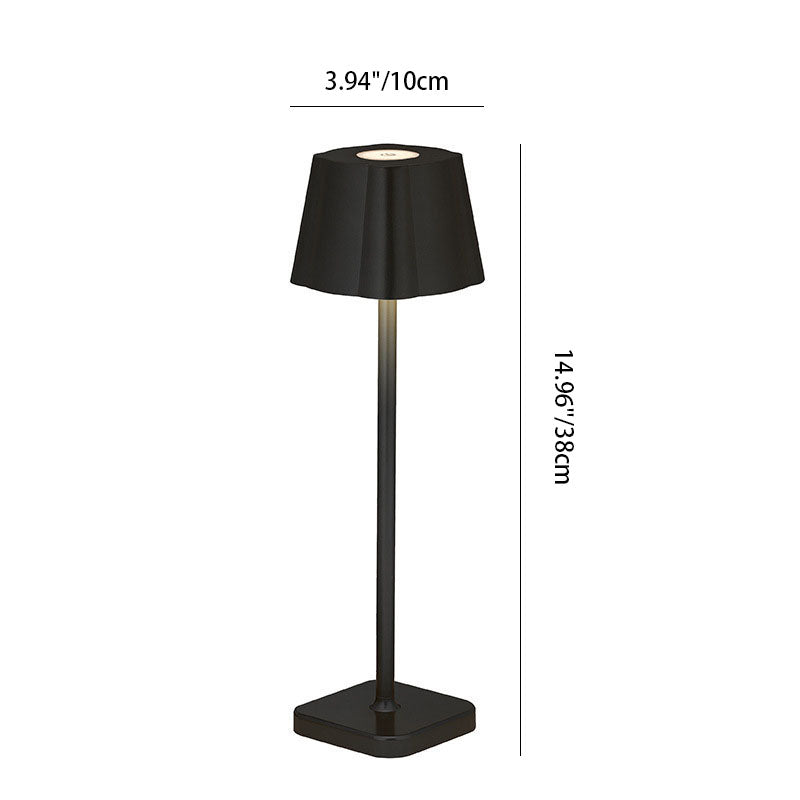 Zeitgenössische nordische Einfachheit Metall Pilz LED Tischlampe für das Schlafzimmer 