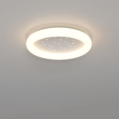 Moderne Einfachheit Eisen Acryl Runde Starry Sky LED Unterputz Deckenleuchte für Schlafzimmer 