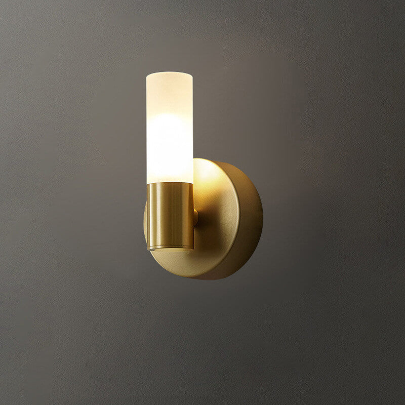 Minimalist Light Luxury Acrylic Metal 1-Light Wall Sconce Lamp