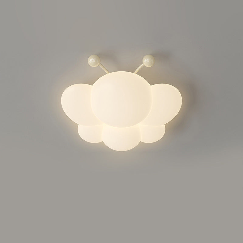 Plafonnier LED en fer PE abeille à montage affleurant pour chambre à coucher, simplicité moderne 