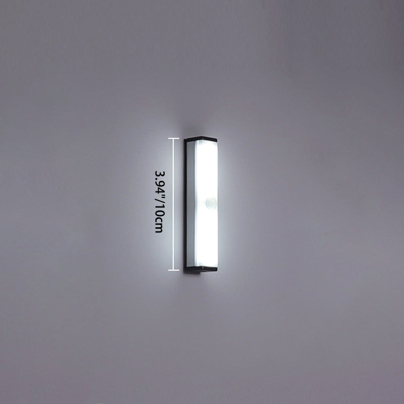 Moderne Einfachheit Lange Zylinder Aluminium Acryl LED Wand Leuchte Lampe Für Wohnzimmer 