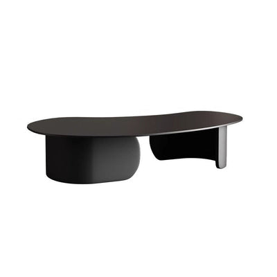 Moderner minimalistischer Cashew-Bogen-Felsplatte Edelstahl-Beistelltisch 1-stufig für Wohnzimmer 