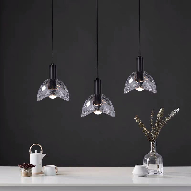 Lustre contemporain de luxe éblouissant en cristal et laiton à 1 lumière pour salon 