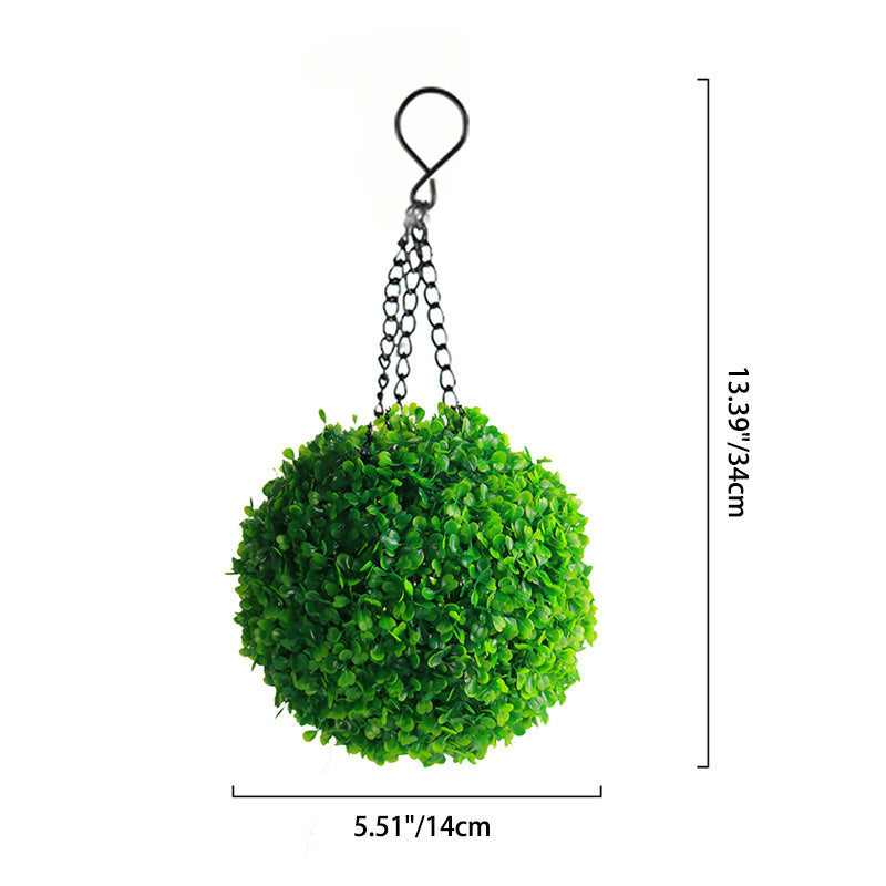 Zeitgenössische kreative wasserdichte Solar Gras Ball Kunststoff LED Außenleuchte für Garten 