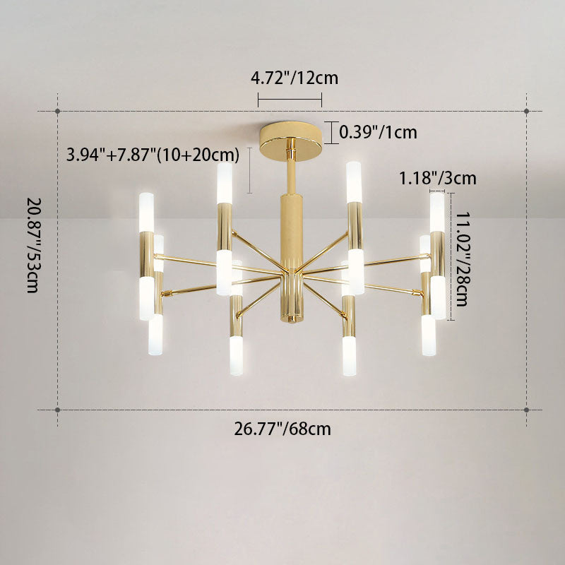 Moderne minimalistische drehbare LED-Wandleuchte