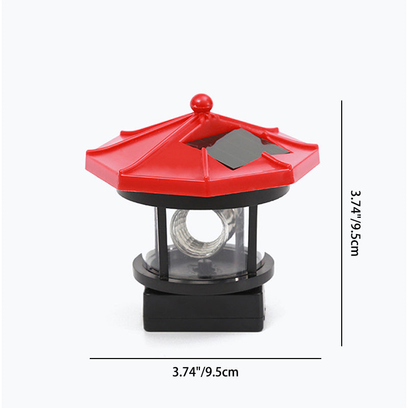 Moderne Einfachheit Solar Wasserdichte ABS PP Leuchtturm LED Landschaft Beleuchtung Außen Licht Für Außen Terrasse 