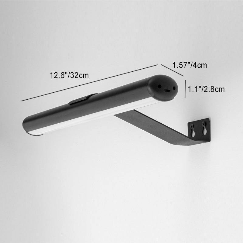 مصباح حائط LED طويل قابل لإعادة الشحن عبر USB بتصميم حديث وبسيط لغرفة النوم 