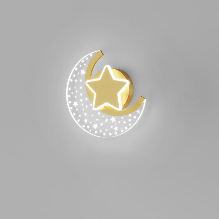 Applique murale LED en acrylique, aluminium et fer en forme d&
