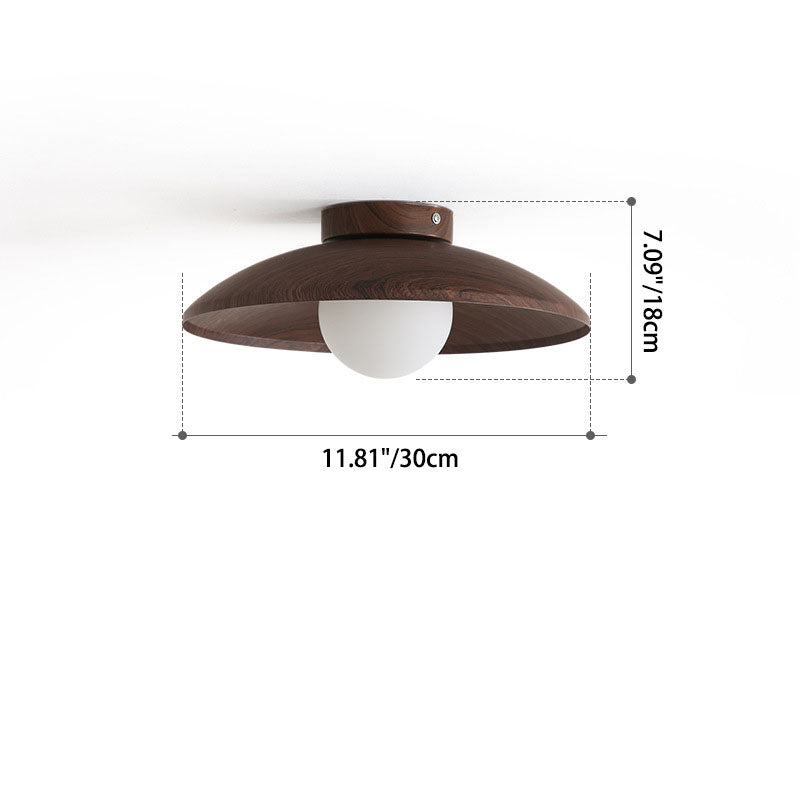 Luz de techo semiempotrada de 1 luz de hierro y vidrio con forma de orbe cilíndrico minimalista moderno para dormitorio 