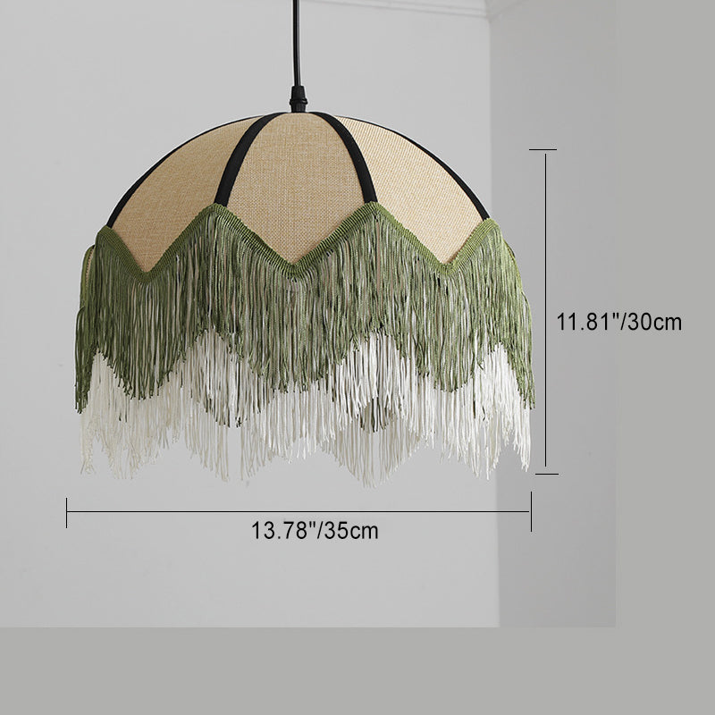 Lámpara colgante de 1 luz de hierro con forma de flor vintage tradicional para sala de estar 