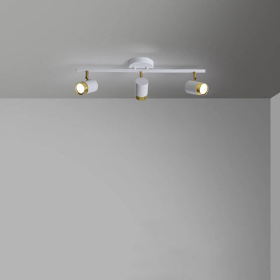 Moderne kreative Acryl-Track-Spotlight LED-Deckenleuchte mit halb bündigem Einbau 