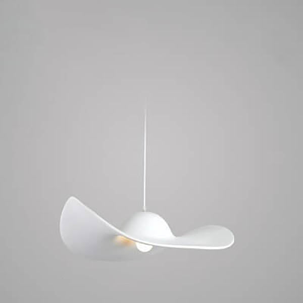 Nordic Minimalist Hat Design PU 1-Light Pendant Light