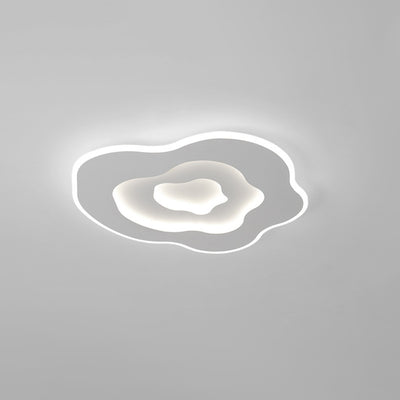 Lustre Plafonnier LED en Acrylique et Fer Minimaliste Moderne pour Salon 