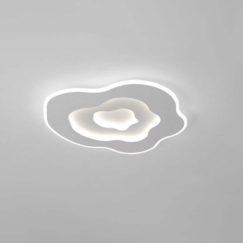 Lustre Plafonnier LED en Acrylique et Fer Minimaliste Moderne pour Salon 