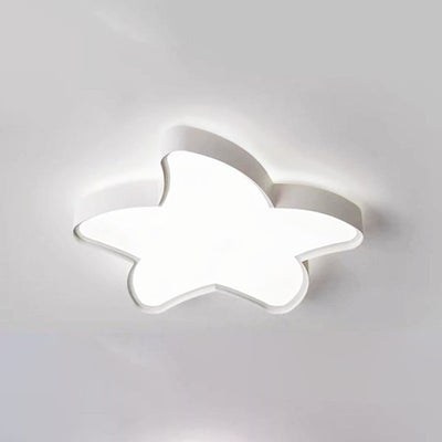 Luz de techo LED de montaje empotrado con pantalla de estrella de hierro acrílico de simplicidad moderna para sala de estar 