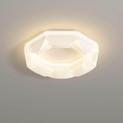 Moderne LED-Deckenleuchte in Blumenform aus Kristall 
