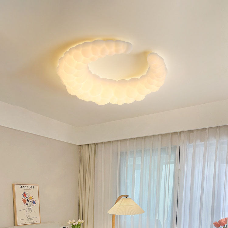 Luz de techo empotrada LED de hierro minimalista moderno para dormitorio 