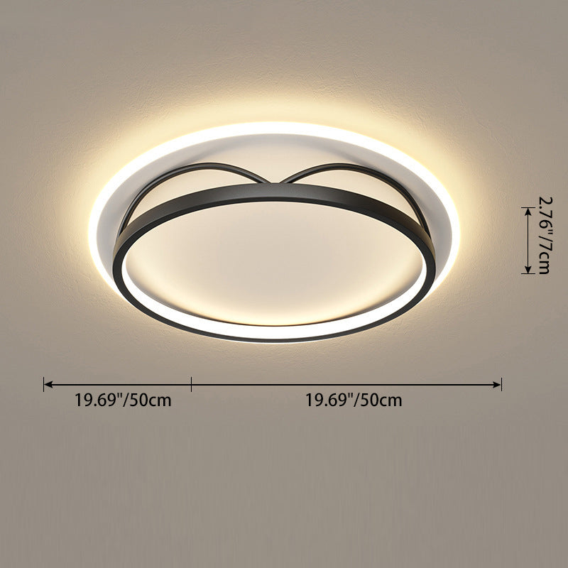 ضوء السقف LED بتصميم هندسي بسيط على الطراز الشمالي 