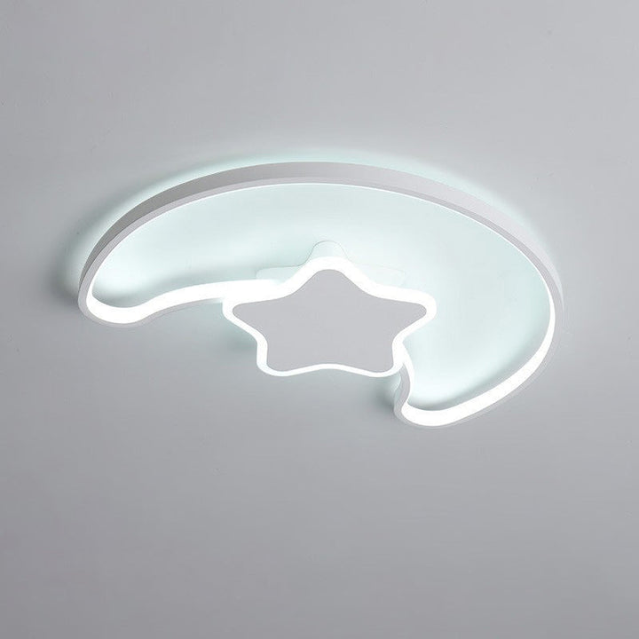 Plafonnier semi-encastré en fer acrylique LED contemporain créatif pour salon 