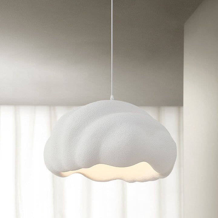 Lampe Suspendue Moderne Minimaliste Ronde en Polyéthylène Haute Densité à 1 Lumière Pour Chambre 