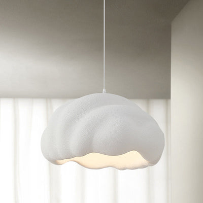 Lampe Suspendue Moderne Minimaliste Ronde en Polyéthylène Haute Densité à 1 Lumière Pour Chambre 