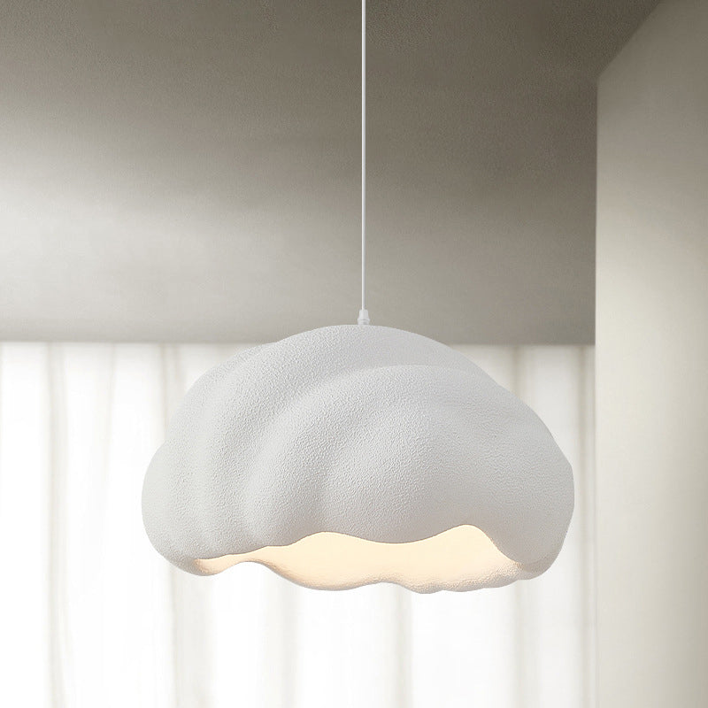 Lampe Suspendue Moderne Minimaliste Ronde en Polyéthylène Haute Densité à 1 Lumière Pour Chambre 