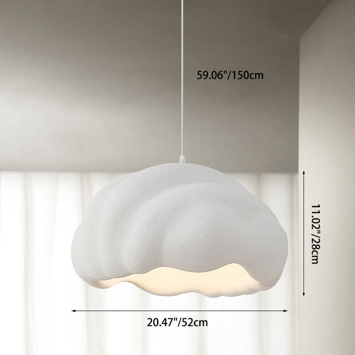 Moderne minimalistische runde 1-flammige Pendelleuchte aus Polyethylen hoher Dichte für Schlafzimmer 