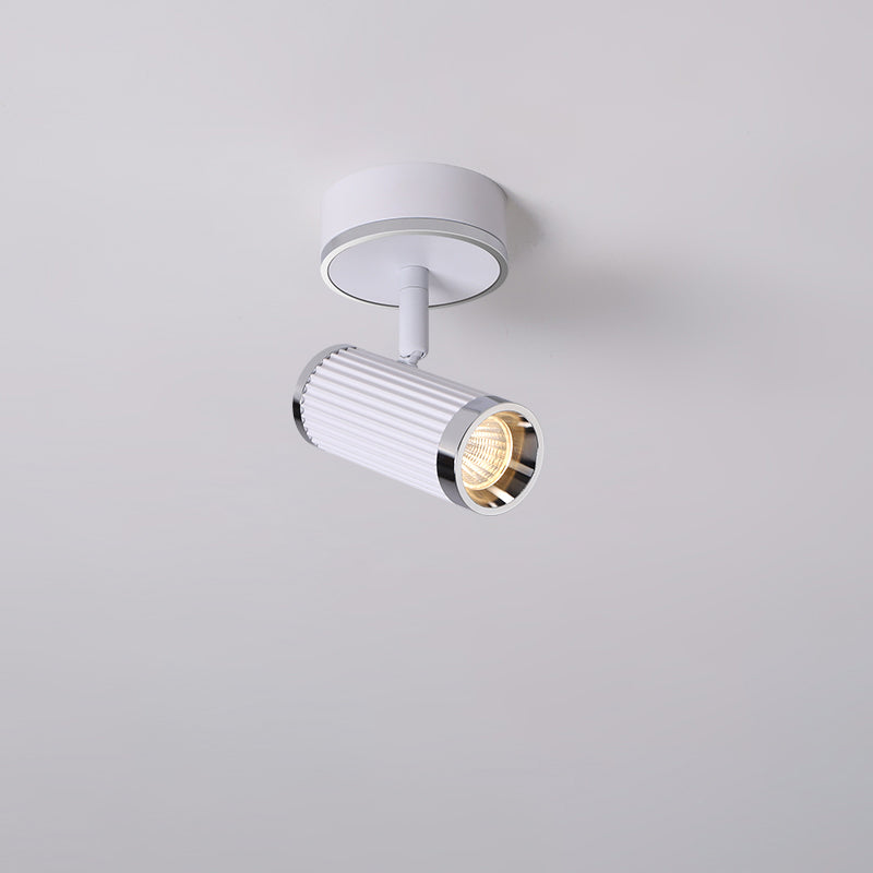 Moderne minimalistische Aluminium Eisen Spotlight LED Semi-Flush Mount Deckenleuchte für Flur