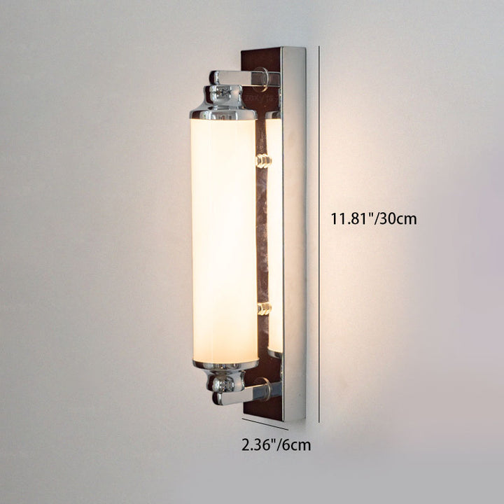 Nordic Minimalistischer elektroplattierter Eisen-Zylinder LED-Wandleuchte 